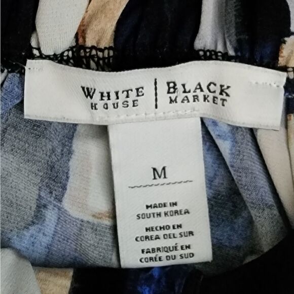 WHBM Summer Spring mosaic geometric mini halter tunic dress size medium - Picture 9 of 14